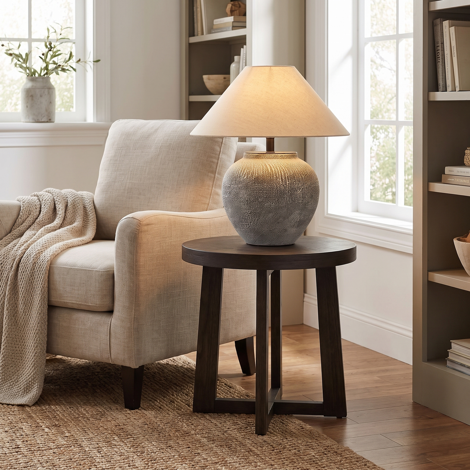 Quinn Ceramic Table Lamp lifestyle