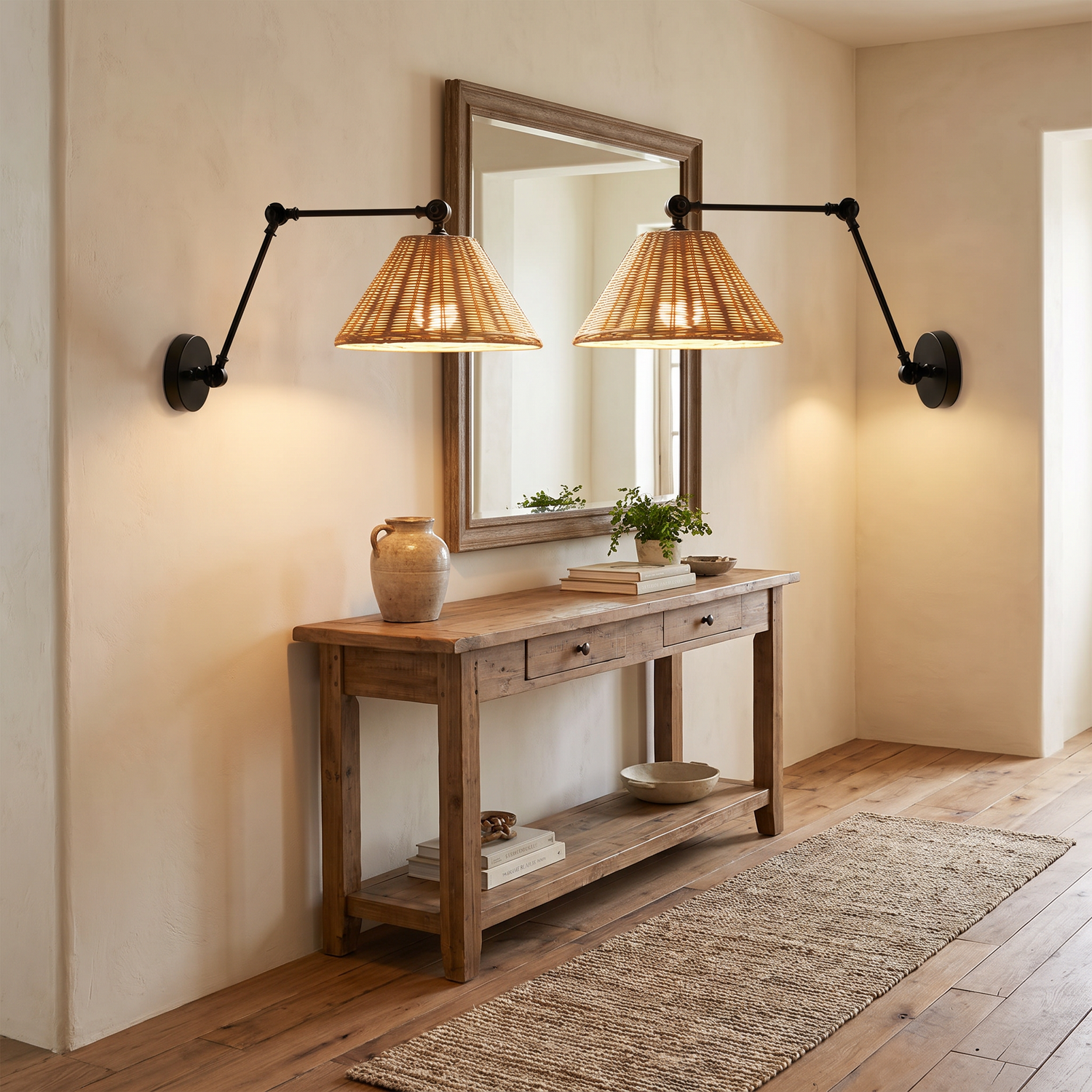 Grady Swing Arm Sconce lifestyle