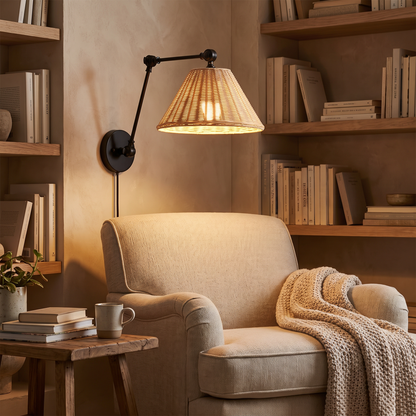 Grady Swing Arm Sconce lifestyle