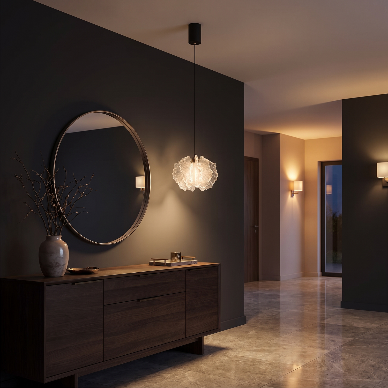 Della Petal Pendant Light lifestyle