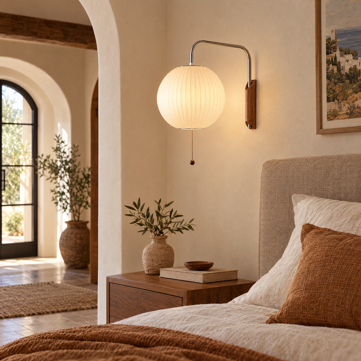 Pallo Bubble Swivel Wall Sconce, Rounded