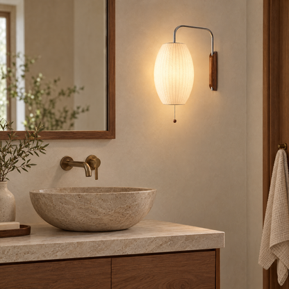 Pallo Bubble Swivel Wall Sconce, Tall Oval
