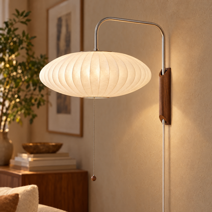Pallo Bubble Swivel Wall Sconce, Wide Saucer