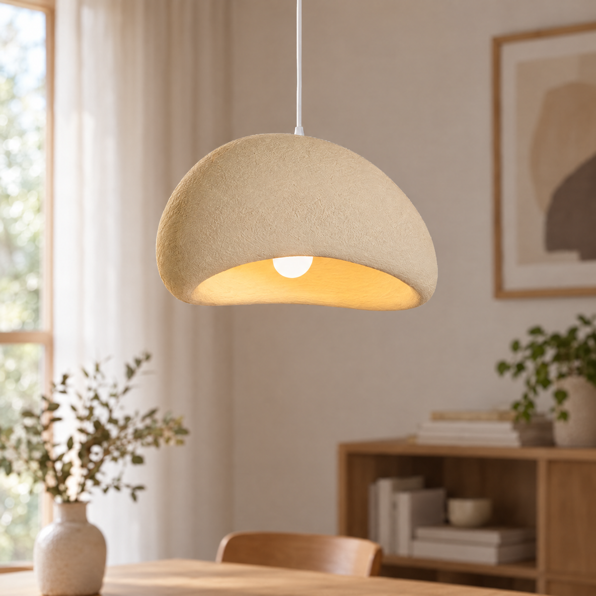 Cirrus Cloud Pendant Light in Beige