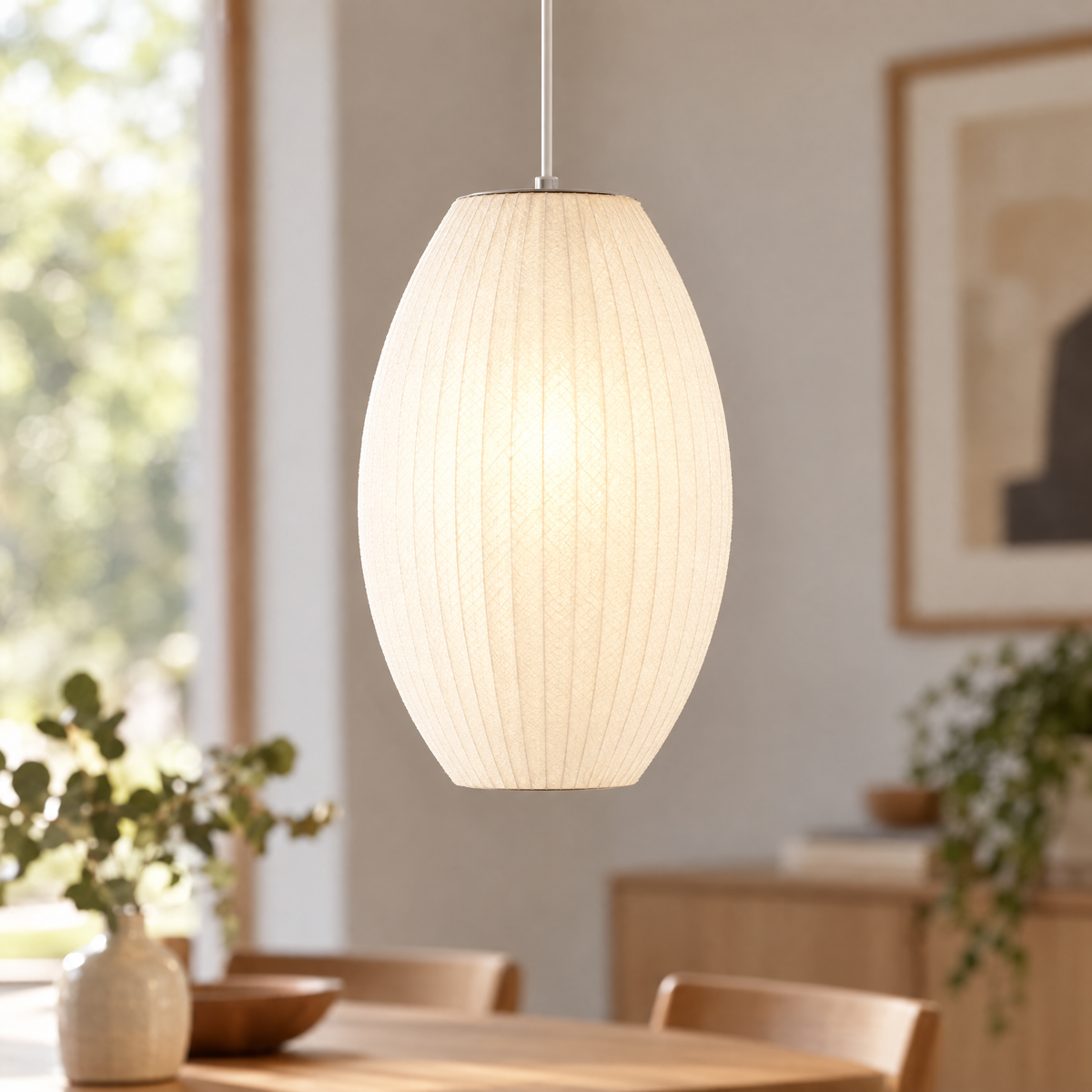Treccia Crisscross Bubble Pendant Light, Model D