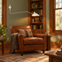 Rivoli swing arm wall sconce in White, single arm in a Craftsman bungalow living room