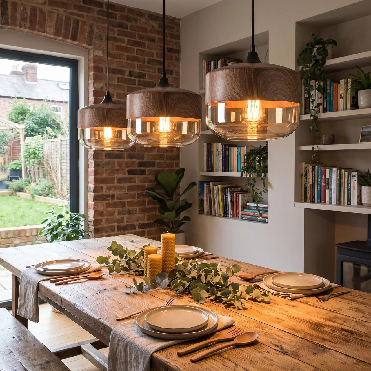 Barrelé Pendant Light