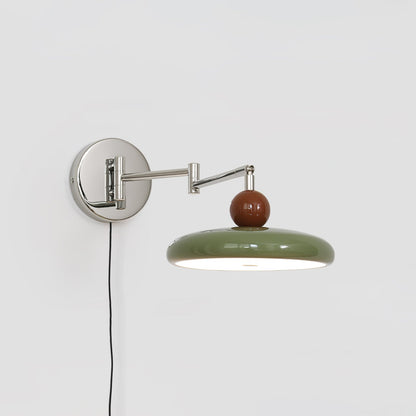 Lola Plug In Disc Wall Light