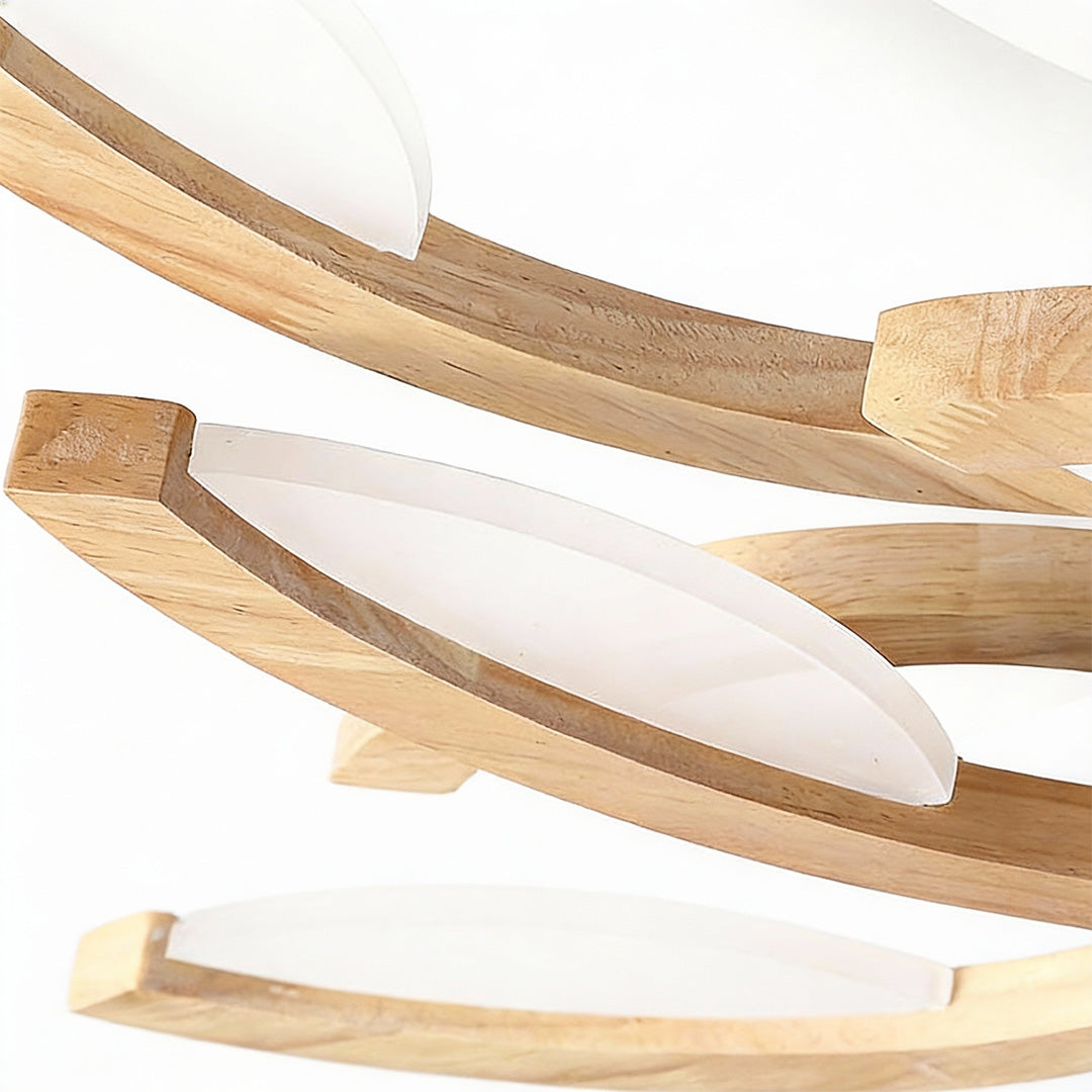 Verbena Leaf Wood Ceiling Light