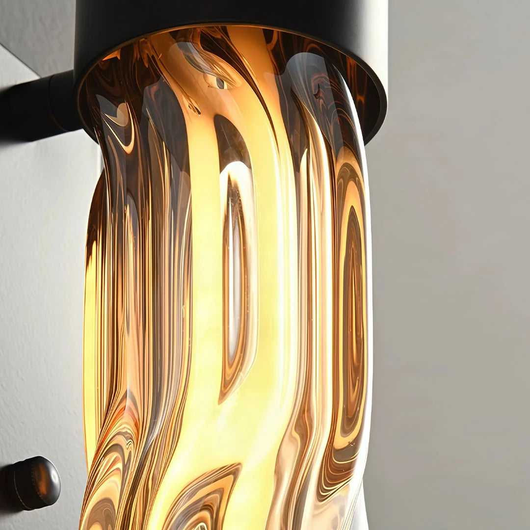 Gaspard Linear Glass Wall Sconce