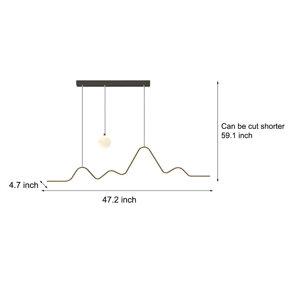 Sullivan Mountain Moon LED Chandelier
