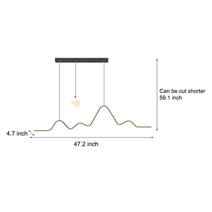 Sullivan Mountain Moon LED Chandelier