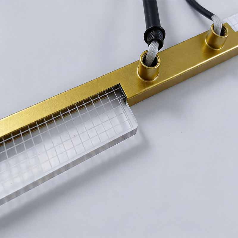 Crosby Gold Cross LED Ceiling Light
