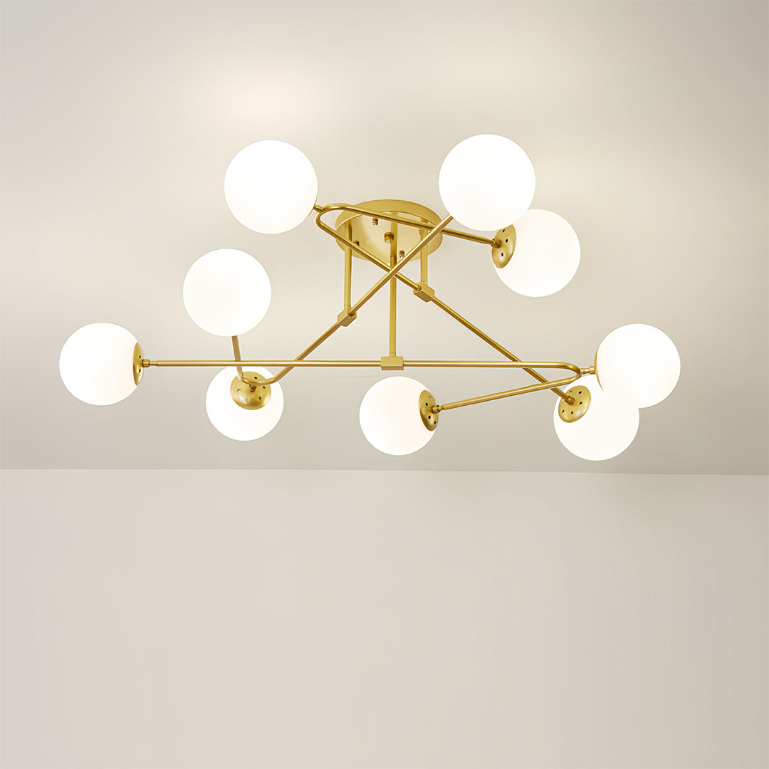 Auric Magic Bean Gold Ceiling Light