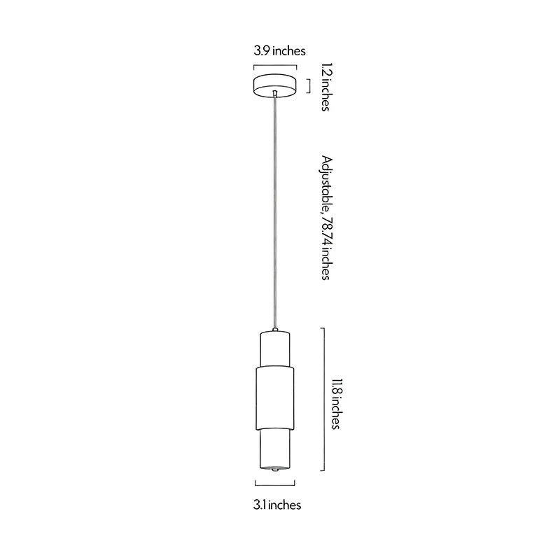 Brenna Travertine Pendant Light