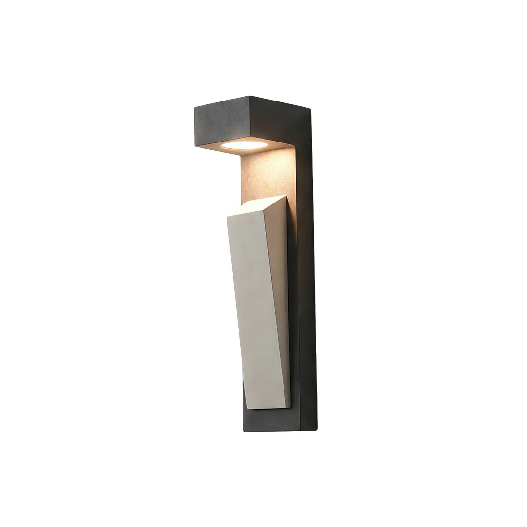 Lunel Minimalist Cement Outdoor Wall Light