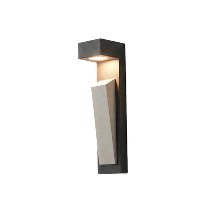 Lunel Minimalist Cement Outdoor Wall Light