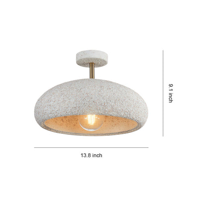Willa Textured Dome Ceiling Light