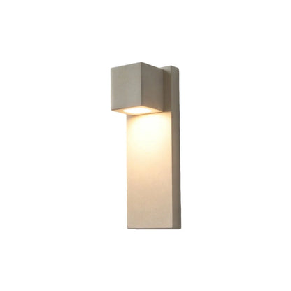 Mistral Geometric Stone Outdoor Wall Light