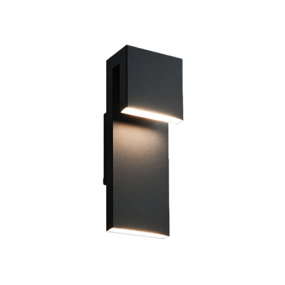 Honfleur Industrial Black Outdoor Wall Light