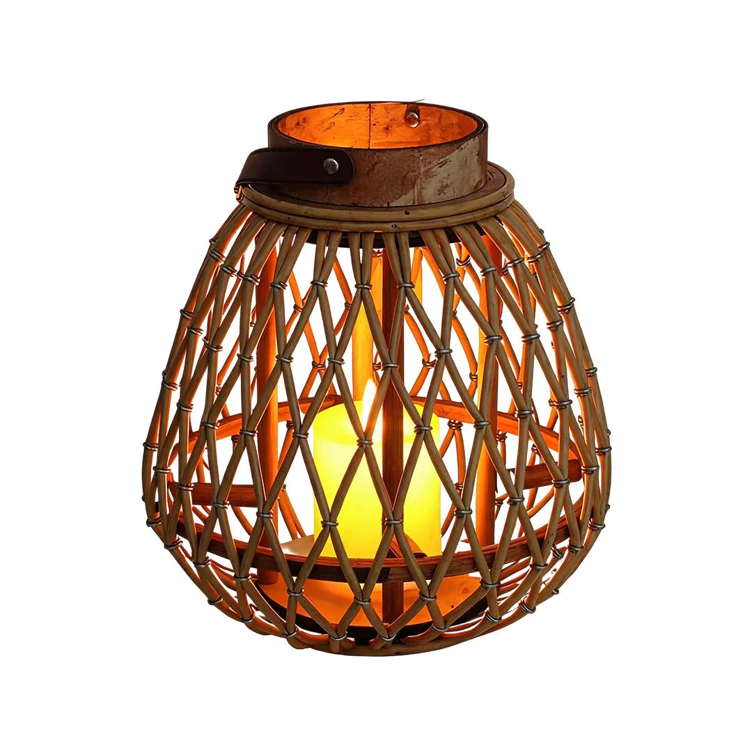 Rhoda Woven Portable Lantern