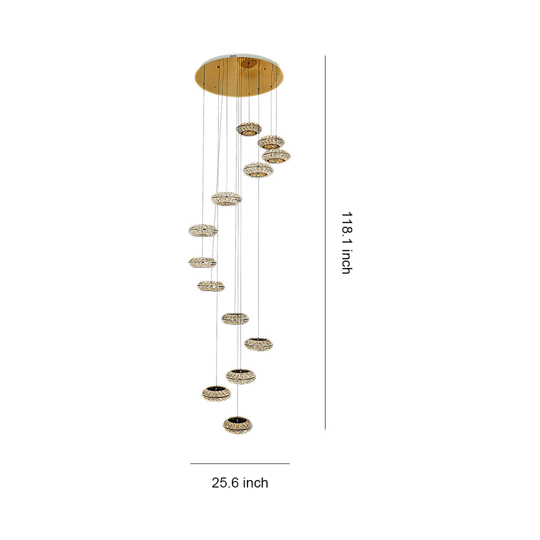 Toscana Italian Luxury Spiral Chandelier