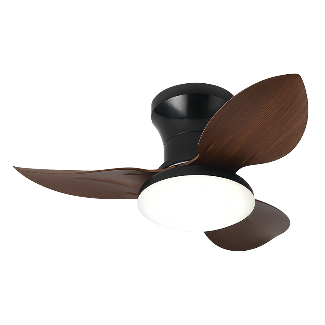 Rivelle Modern Three Blade Ceiling Fan Light