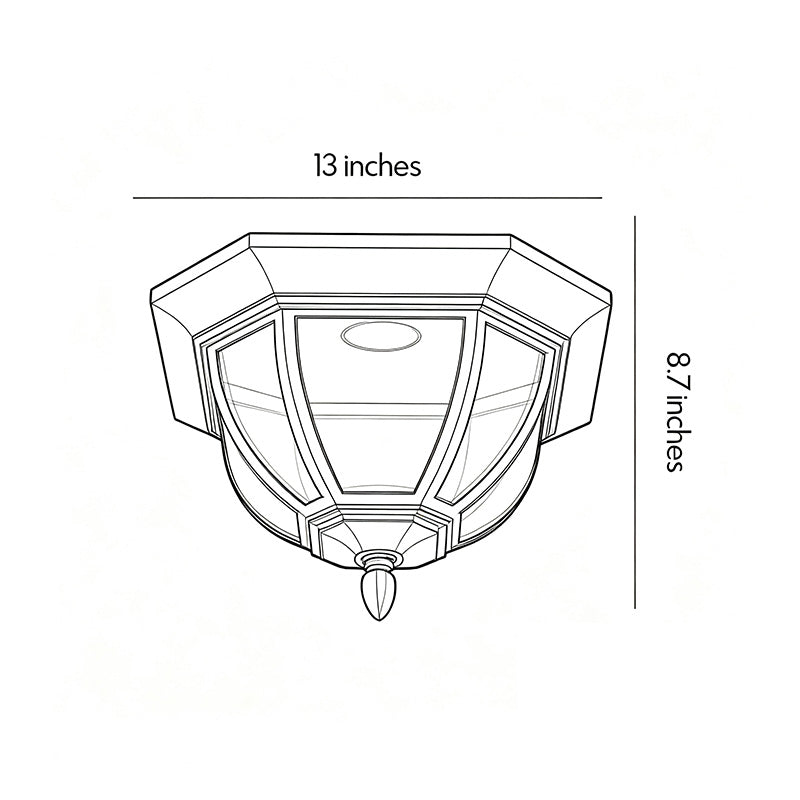 Amalie European Outdoor Flush Mount