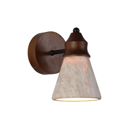 Aldan Travertine Wall Sconce