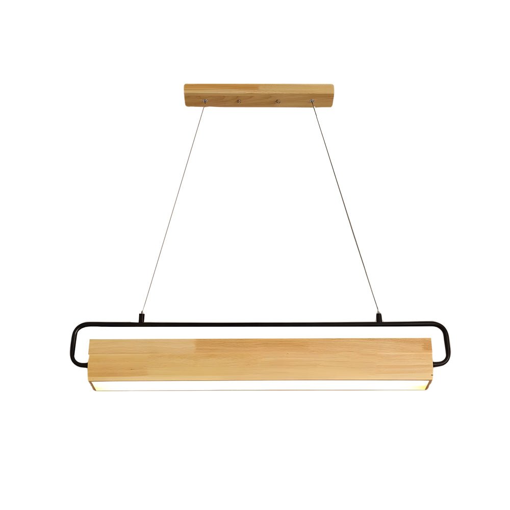 Truett Wood Rectangle LED Pendant Light