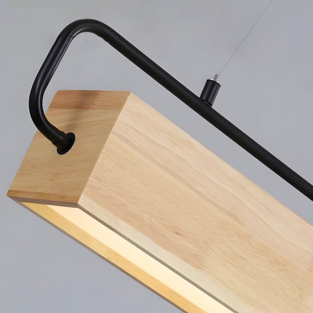 Truett Wood Rectangle LED Pendant Light